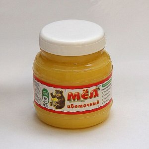Медовая компания "Мёд правильных пчёл" цветочный, пластиковое ведро, 450 гр.