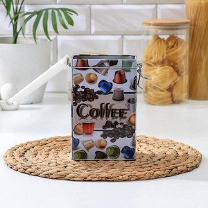 Банка для сыпучих продуктов Coffee, 19x12x7,5 см