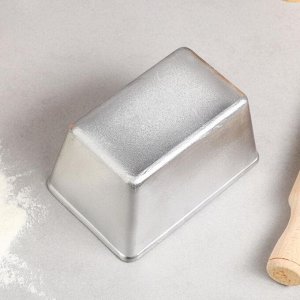 Форма для выпечки хлеба "Бородинская", 17х12х9 см, литой алюминий