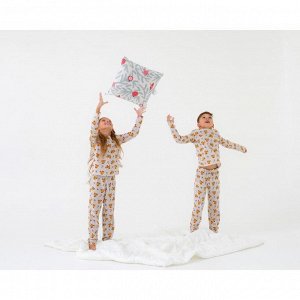 Пижама детская новогодняя KAFTAN Happy Holidays 32 (110-116 см)