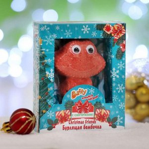 Новогодние бурлящие фигурки для ванн Christmas friends с сюрпризом