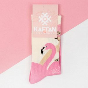 Носки женские KAFTAN "Фламинго" р. 36-39 (23-25 см)