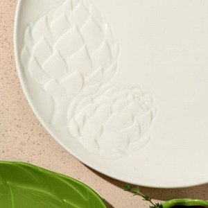 Блюдо для подачи «Артишоки», белая, 27 см