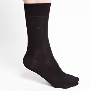 Nature Socks Носки мужские мерсеризованный хлопок демисезонные черного цвета 416