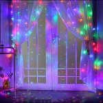 Новогодняя штора- Огоньки