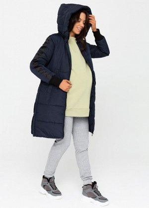 Куртка зимн. 3в1 &quot;Копенгаген&quot; для беременных и слингоношения; цвет: синий