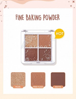 Тени O.TWO.O 4 Color Ice Elves Freeze Makeup Eyeshadow №02 8g