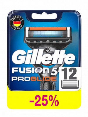 FUSION ProGlide Сменные кассеты для бритья 12шт