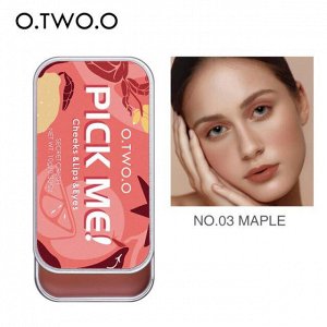 Многофункциональная палитра для макияжа O.TWO 3в1 Pick Me! 10g №03 Maple