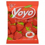 Конфеты YOYO желейные натуральная клубника  80г 1шт    80г 1/24 натуральный вкус. до 18.03.22