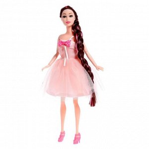 Кукла модель шарнирная " Виктория" в пышном платье, с набором аксессуаров, МИКС