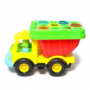 Развивающая игрушка-сортер «Машинка путешествие», 23 предмета