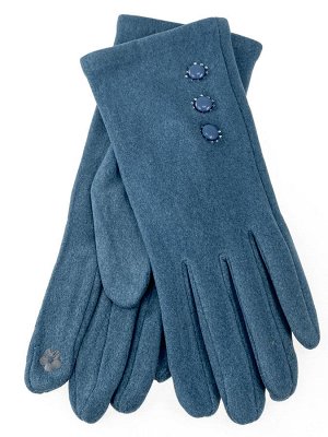 Велюровые демисезонные перчатки, цвет бирюза