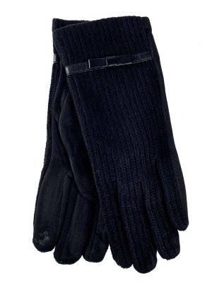 Классические перчатки женские, цвет черный