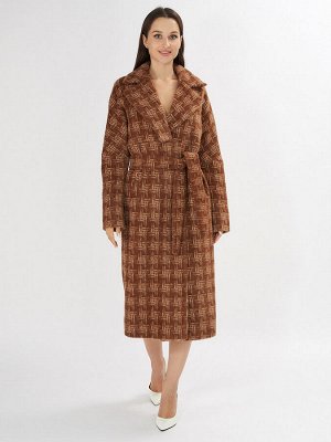 Пальто демисезонное коричневого цвета 4002K