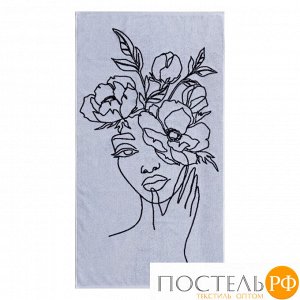 Полотенце махровое Этель «Floral» 70х130см, 100% хлопок, 420гр/м2