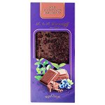 Шоколад A&amp;A Demidoff Молочный с черникой 90 г