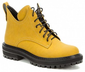 918017/13-04 желтый иск.нубук женские ботинки (О-З 2021)