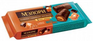 «Мэлори», мини-рулет бисквитный со вкусом солёной карамели, 200г