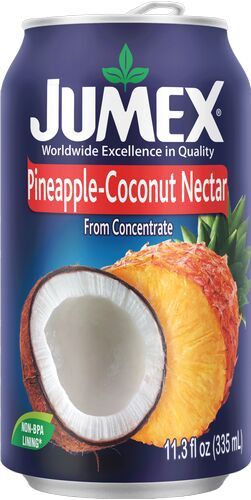 Кокосово-ананасовый нектар с подсластителем Jumex (Jumex Coconut-Pineapple Nectar) ж/б 473 мл 1/12