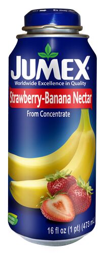 Клубнично-банановый нектар с подсластителем Jumex Strawberry-Banana Nectar ж/б 473 мл 1/12