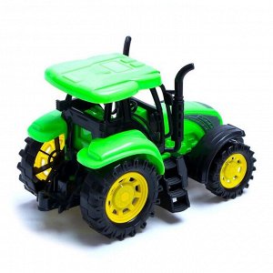 Трактор инерционный «Сельскохозяйственный», цвет зелёный