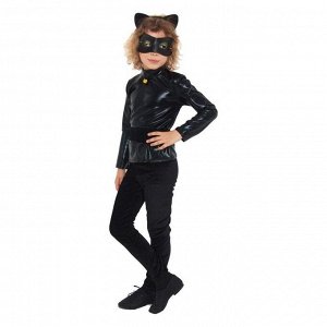 Карнавальный костюм «Супер-кот», размер 34, рост 134 см