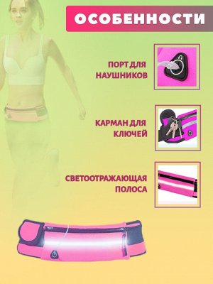 Сумка для спорт бега на пояс