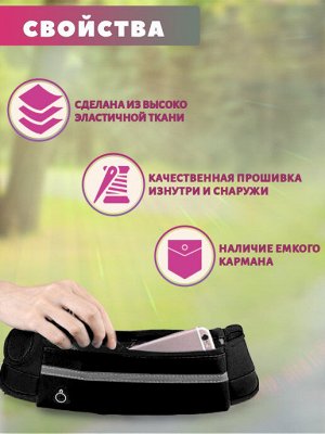 Сумка для спорт бега на пояс