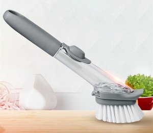 Щетка для мытья посуды Automatically Add Cleaner WOK Brush