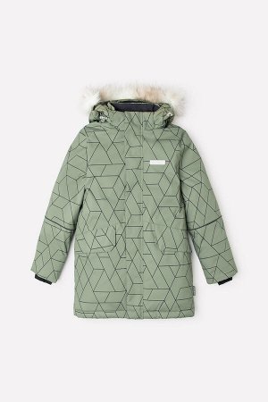 Куртка(Осень-Зима)+boys (хаки, геометрия)