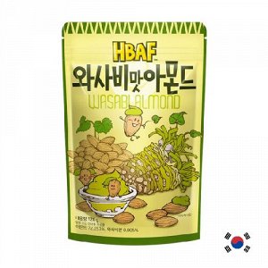 HBAF Wasabi Almond 120g - Корейские орешки с васаби