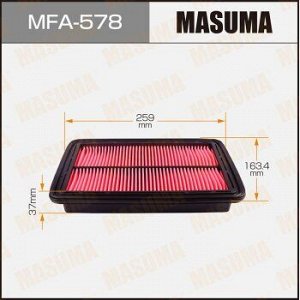 Воздушный фильтр A-455 MASUMA