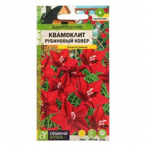 Семена цветов Квамоклит "Рубиновый ковер", перистый, Сем. Алт, ц/п, 0,2 г
