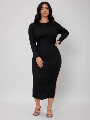 BASICS Однотонное платье Plus Size