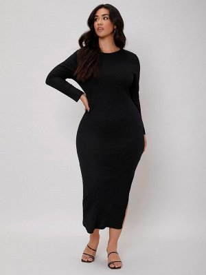 BASICS Однотонное платье Plus Size