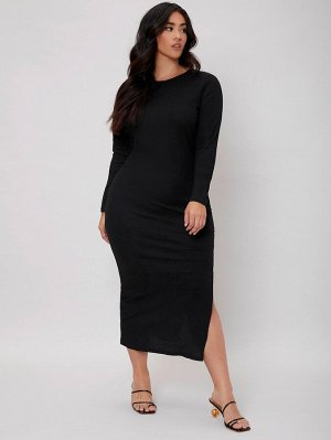 BASICS Однотонное платье Plus Size