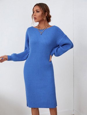 Облегающий свитер Платье без пояса
