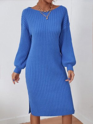 Облегающий свитер Платье без пояса
