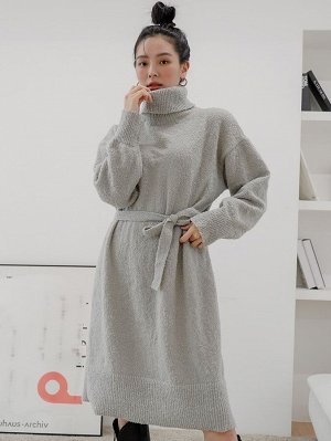 DAZY Платье-свитер без пояса