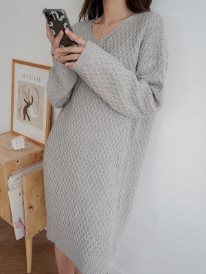 DAZY Платье-свитер текстурированный
