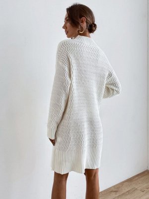 Однотонный слатье-свитер