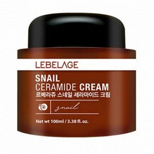 Lebelage Крем для лица с керамидами и муцином улитки / Snail Ceramide Cream, 100 мл
