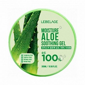 Lebelage Увлажняющий гель с алоэ / Moisture Aloe 100% Soothing Gel, 300 мл