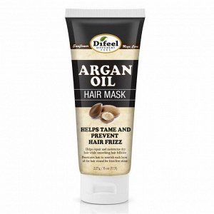 Питательная маска для волос с аргановым маслом Difeel Argan Oil Hair Mask, 236 мл