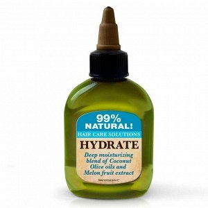 Difeel Натуральное увлажняющее масло для волос / Hydrate, 75 мл
