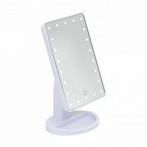 Косметическое зеркало с LED подсветкой (батарейки+ USB)