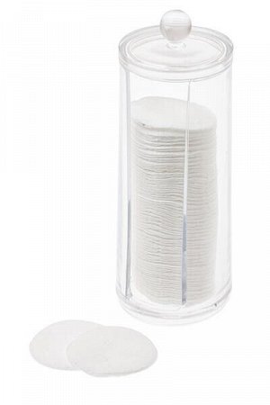 Harizma Подставка-держатель для ватных дисков h10820, пластик, прозрачный