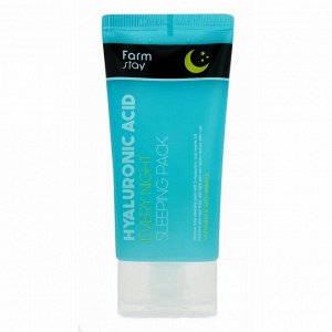 Ночная маска для лица с гиалуроновой кислотой, Farm Stay Hyaluronic Acid Every Night Sleeping Pack