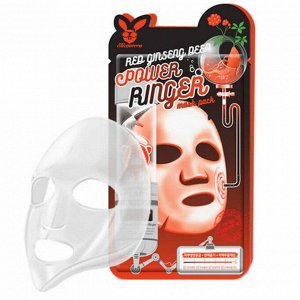 Регенерирующая тканевая маска для лица с экстрактом красного женьшеня